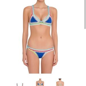 KIINI Vibrant Blue Crochet Bikini